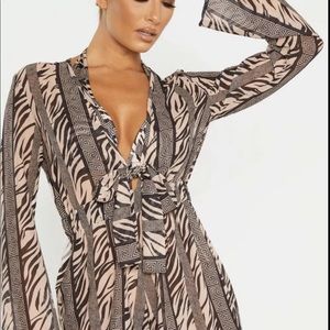 Greek beach romper size 2 or xs